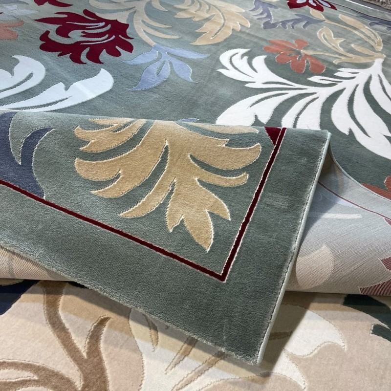 سجاد المصممين مايسترو تركي OL430A اخضر مقاس 400*500 سجاد المصممين مايسترو تركي OL430A اخضر مقاس 400*500