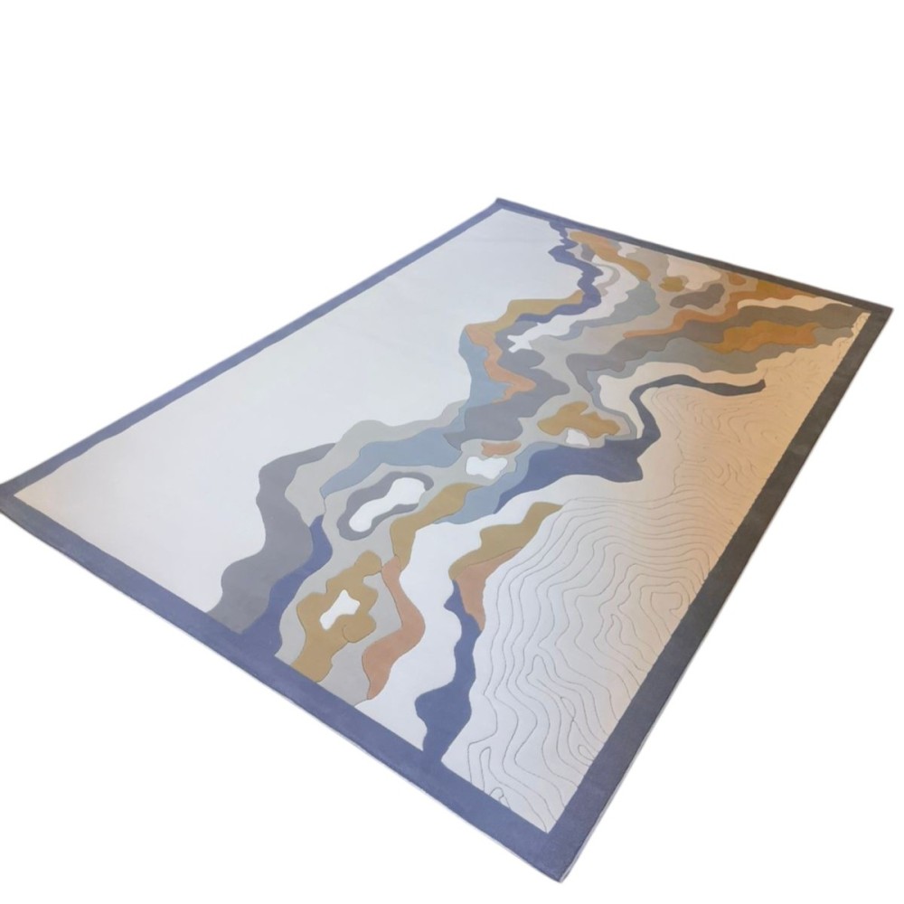 سجاد تركي سهم N0364B JR 82 ابيض 17 سماوي مقاس 400*600