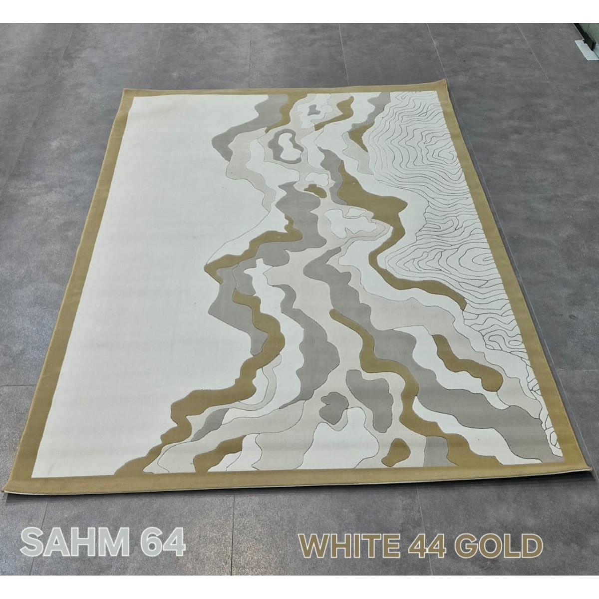 سجاد تركي سهم N0364B JR2 84 ابيض 44 ذهبي مقاس 300*500 سجاد تركي سهم N0364B JR2 84 ابيض 44 ذهبي مقاس 300*500