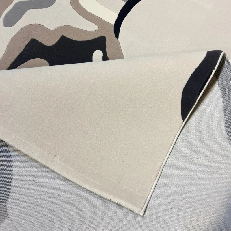 سجاد تركي سهم F0750A كريم اسود مقاس 200*300