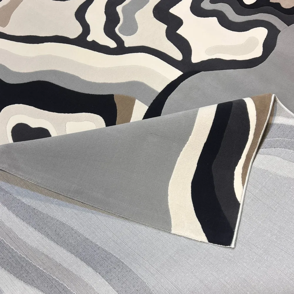 سجاد تركي سهم F0750A رصاصي فاتح كريم مقاس 400*600