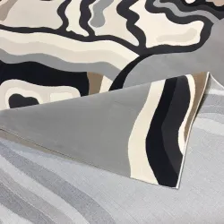 سجاد تركي سهم F0750A رصاصي فاتح كريم مقاس 400*600