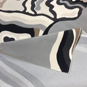 سجاد تركي سهم F0750A رصاصي فاتح كريم مقاس 300*500 سجاد تركي سهم F0750A رصاصي فاتح كريم مقاس 300*500