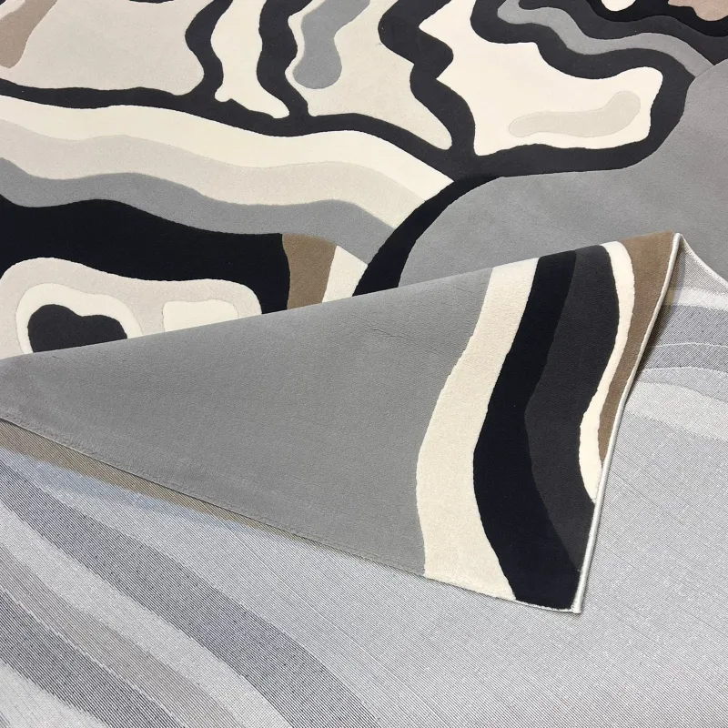 سجاد تركي سهم F0750A رصاصي فاتح كريم مقاس 400*600
