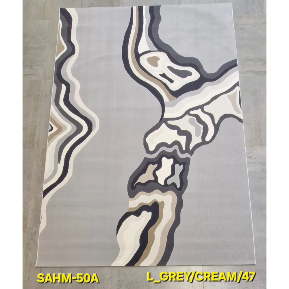 سجاد تركي سهم F0750A رصاصي فاتح كريم مقاس 400*600
