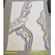 سجاد تركي سهم F0750A ابيض سماوي مقاس 80*150