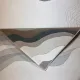 سجاد تركي سهم 0C992A ابيض رصاصي مقاس 100*200