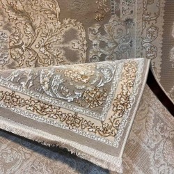 سجاد تركي سيلفر 24 بيج رصاصي فاتح مقاس 400*600