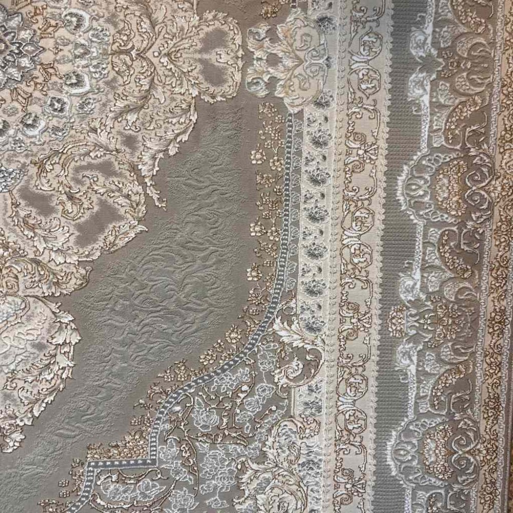 سجاد تركي سيلفر 24 بيج رصاصي فاتح مقاس 400*600