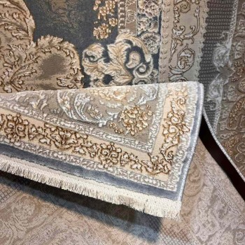 سجاد تركي سيلفر 24 سماوي مقاس 400*600