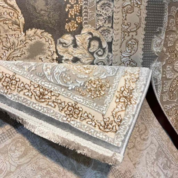 سجاد تركي سيلفر 24 رصاصي غامق مقاس 80*150