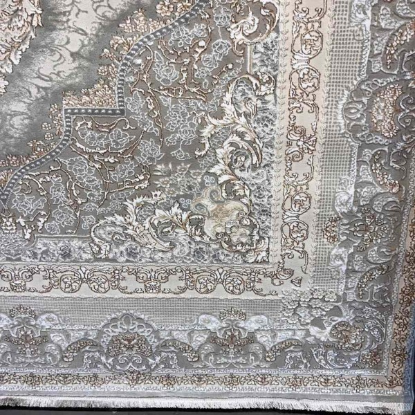 سجاد تركي سيلفر 24 رصاصي فاتح مقاس 150*230