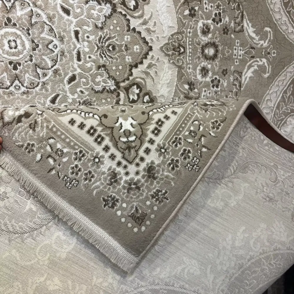 سجاد فيرونا تركي كلاسيك N485A بيج مقاس 500*700