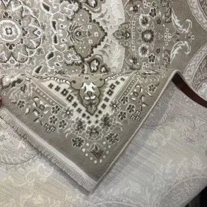 سجاد فيرونا تركي كلاسيك N485A بيج دائري مقاس 200*200