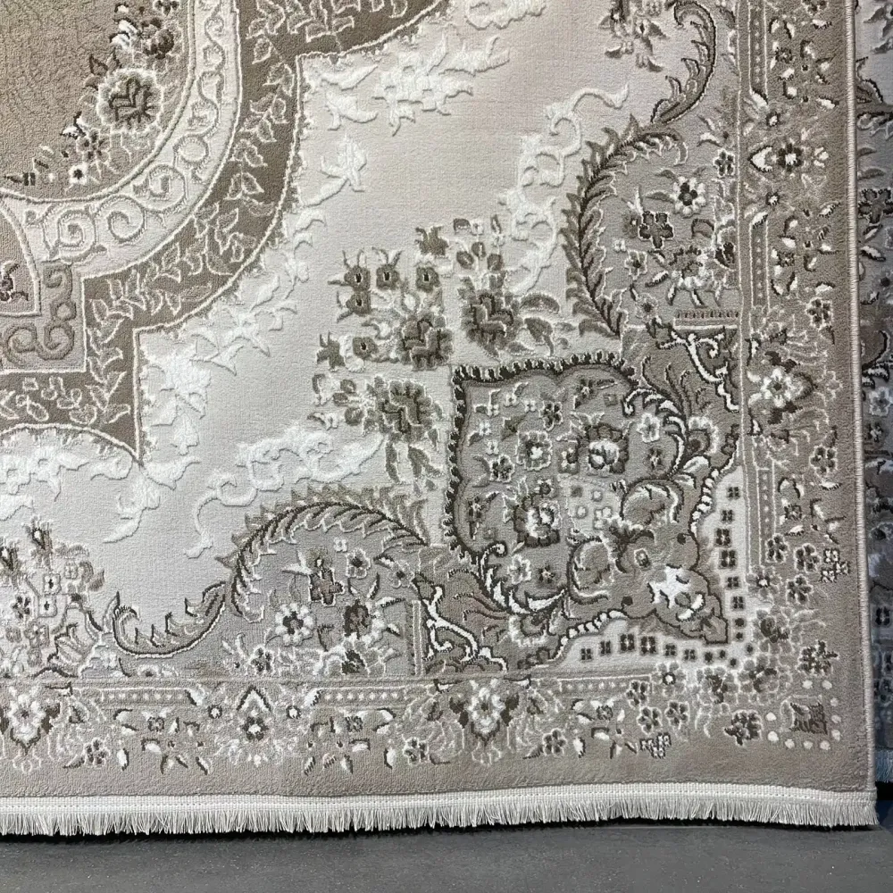 سجاد فيرونا تركي كلاسيك N485A بيج مقاس 500*700