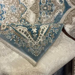سجاد فيرونا تركي كلاسيك N485A سماوي مقاس 50*80