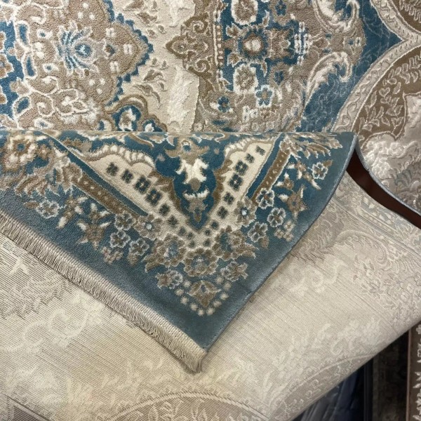 سجاد فيرونا تركي كلاسيك N485A سماوي مقاس 50*80