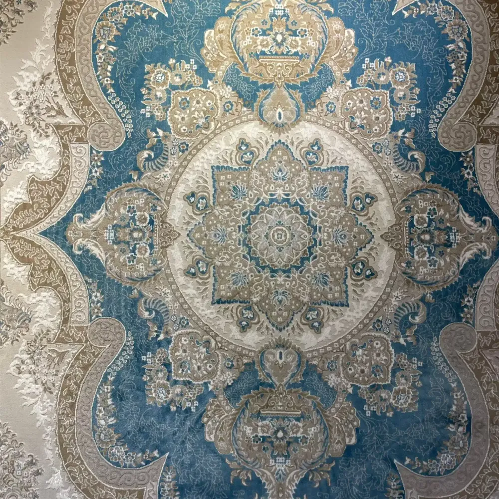 سجاد فيرونا تركي كلاسيك N485A سماوي مقاس 50*80