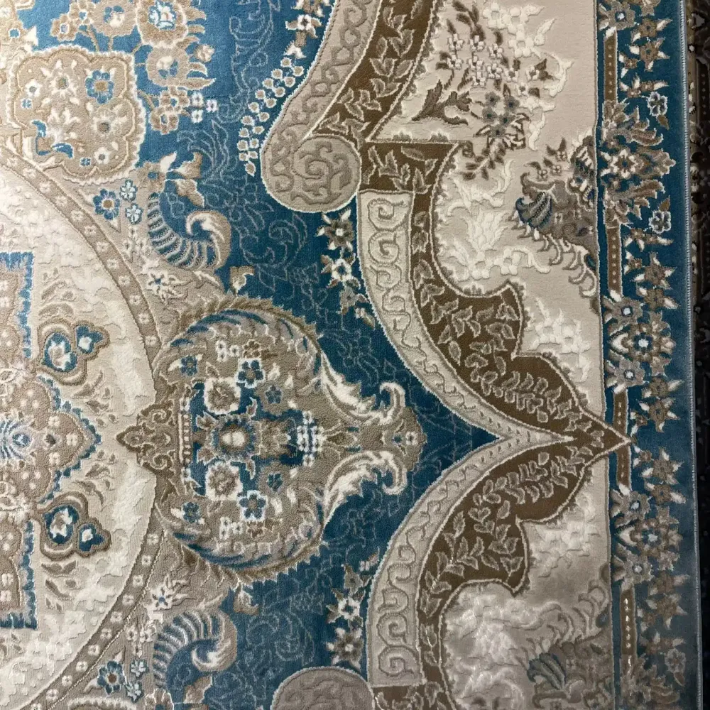سجاد فيرونا تركي كلاسيك N485A سماوي مقاس 50*80