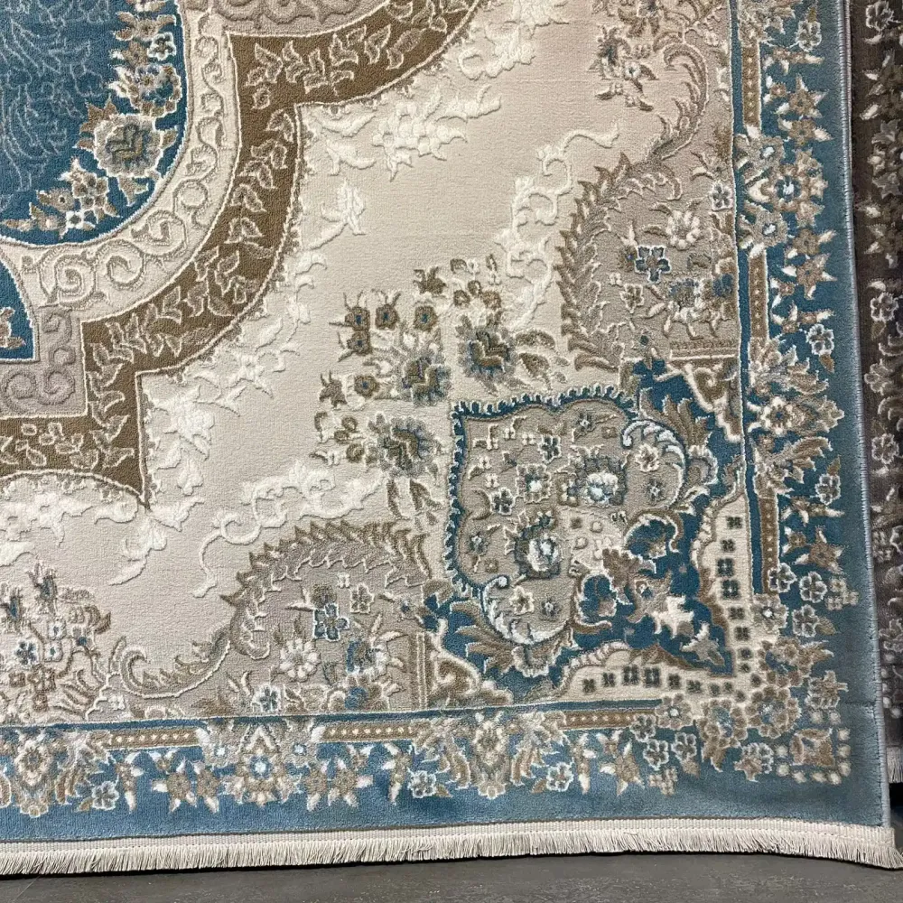 سجاد فيرونا تركي كلاسيك N485A سماوي مقاس 50*80