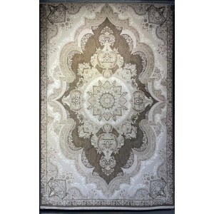 سجاد فيرونا تركي كلاسيك N485A بني دائري مقاس 150*150