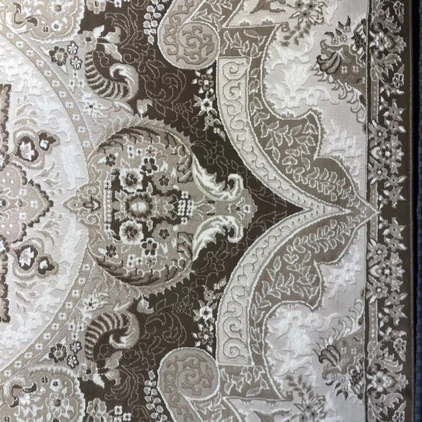 سجاد فيرونا تركي كلاسيك N485A بني دائري مقاس 150*150