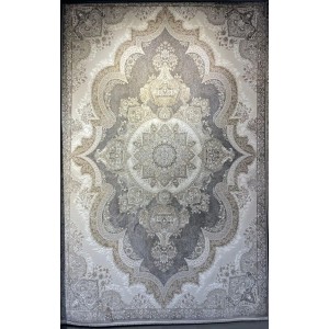 سجاد فيرونا تركي كلاسيك N485A رصاصي غامق دائري مقاس 150*150