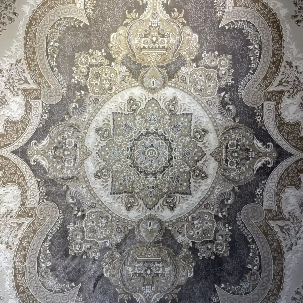 سجاد فيرونا تركي كلاسيك N485A رصاصي غامق مقاس 500*700