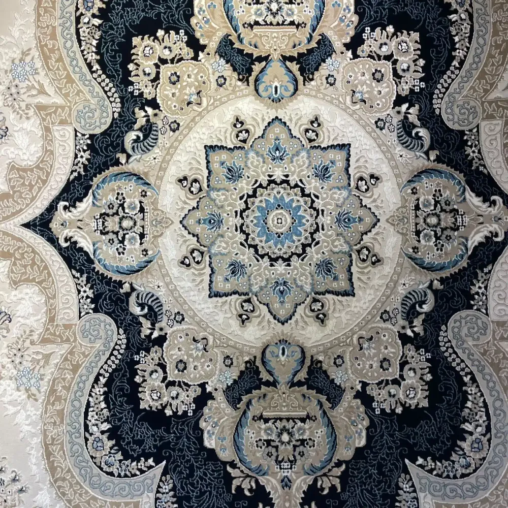 سجاد فيرونا تركي كلاسيك N485A كحلي مقاس 50*80