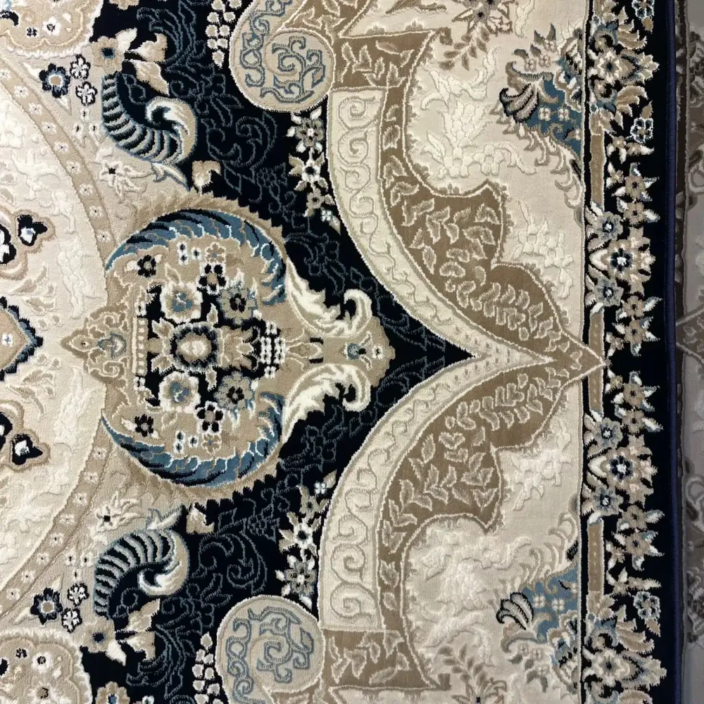 سجاد فيرونا تركي كلاسيك N485A كحلي مقاس 50*80