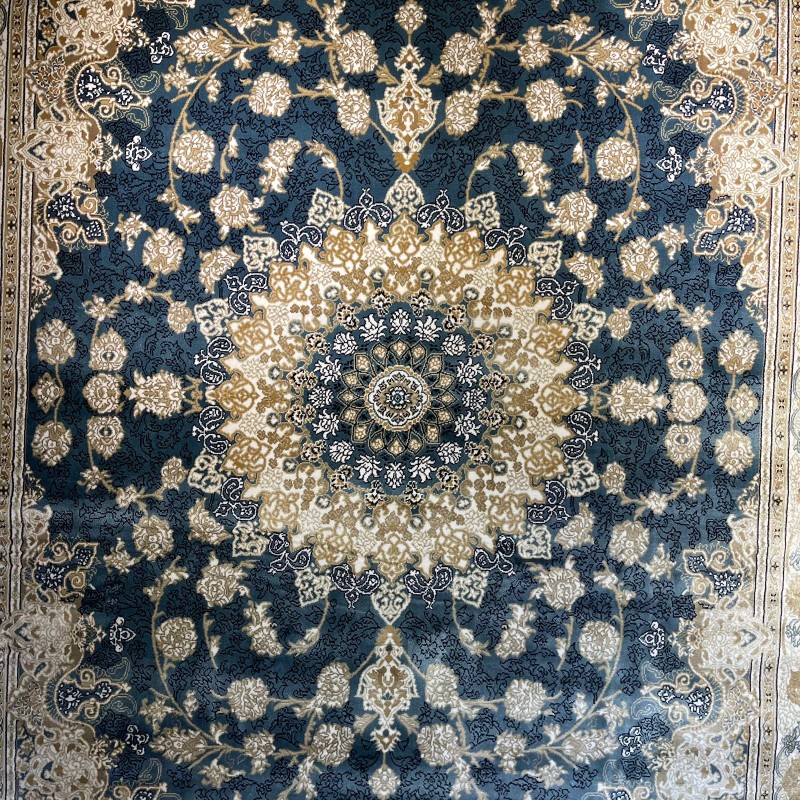 سجاد تركي فكتوريا F269A سماوي مقاس 100*300