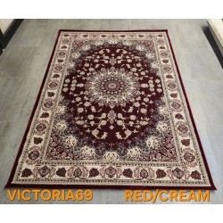 سجاد تركي فكتوريا F269A احمر مقاس 50*80