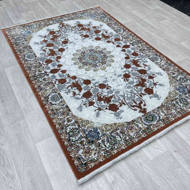 سجاد شمس تركي 29026 كلاسيك برتقالي مقاس 100*300