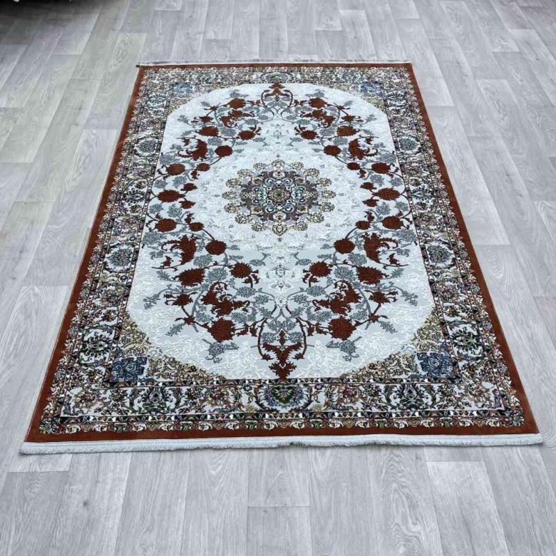 سجاد شمس تركي 29026 كلاسيك برتقالي مقاس 100*300