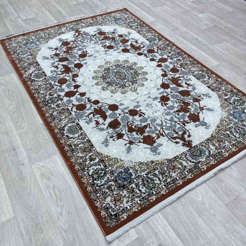 سجاد شمس تركي 29026 كلاسيك برتقالي مقاس 100*300