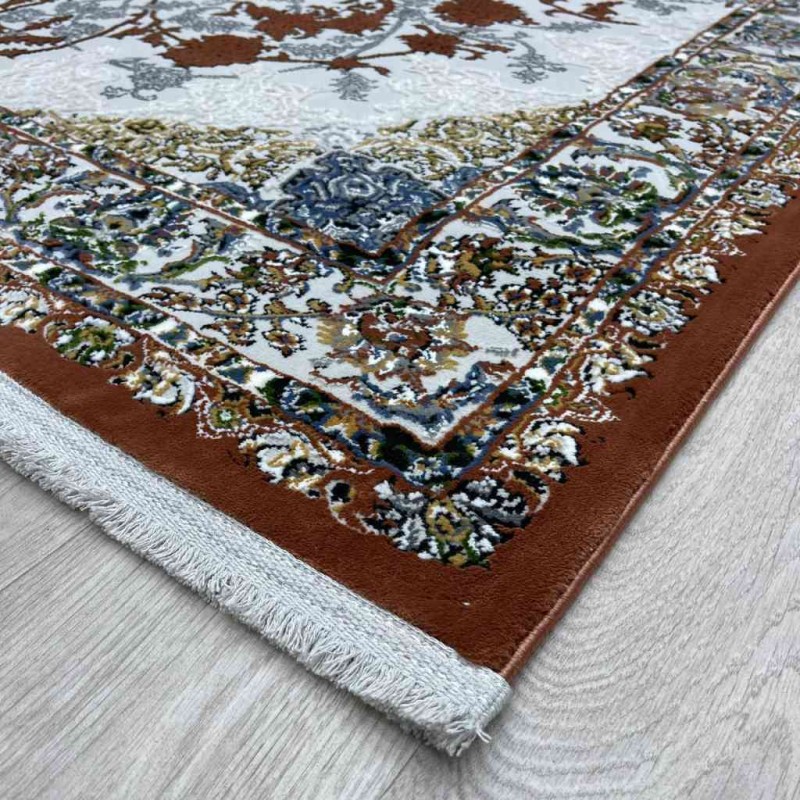 سجاد شمس تركي 29026 كلاسيك برتقالي مقاس 100*300