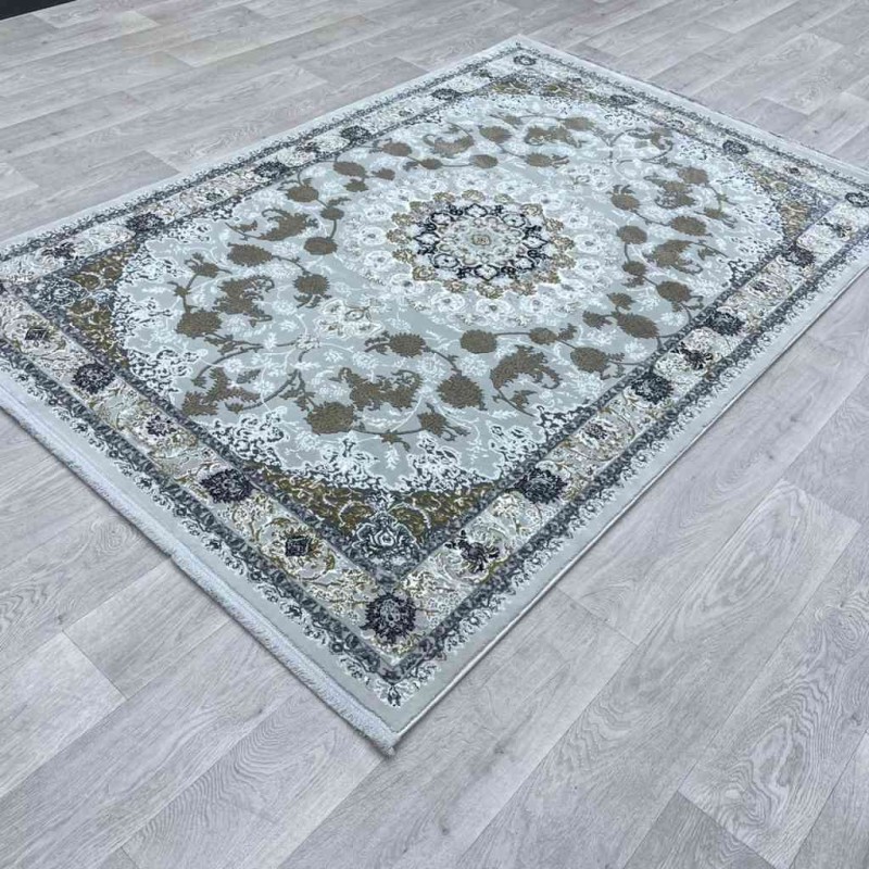 سجاد شمس تركي 29026 كلاسيك كريم رمادي مقاس 300*400