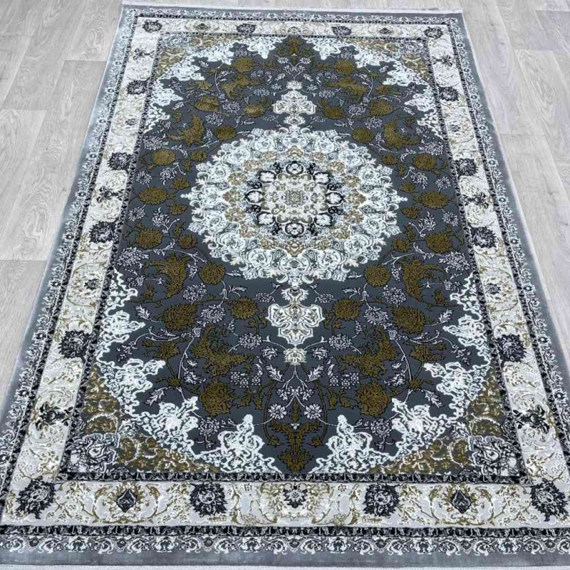 سجاد شمس تركي 29026 كلاسيك بيج رمادي  مقاس 300*400