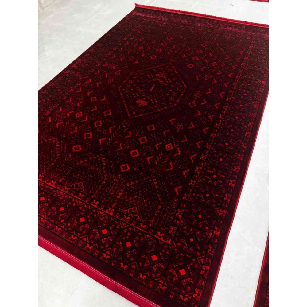 سجاد اف اي جي تركي 1007 بخارى افغاني احمر مقاس 400*500