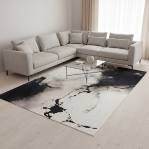 سجاد الفن تركي D0651A اسود مقاس 150*220
