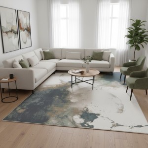 سجاد الفن تركي D0651A اخضر مقاس 100*300