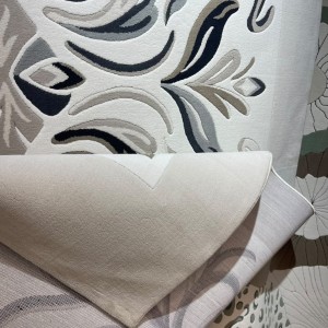 سجاد الفن تركي AA187B اسود مقاس 150*220