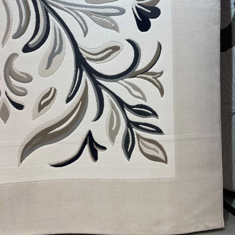 سجاد الفن تركي AA187B اسود مقاس 150*220