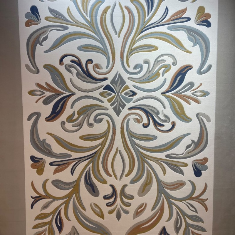 سجاد الفن تركي AA187B سماوي مقاس 300*400
