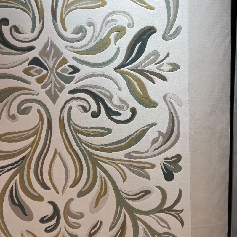 سجاد الفن تركي AA187B اخضر مقاس 150*220