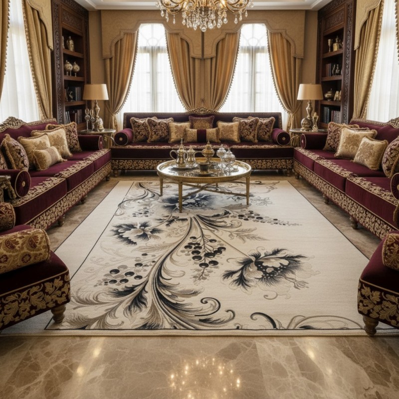سجاد اورا تركي S0253A اسود مقاس 80*150 سجاد اورا تركي S0253A اسود مقاس 80*150