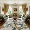 سجاد اورا تركي D0654A اخضر مقاس 300*400