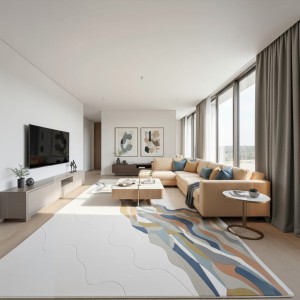 سجاد الفن تركي AA211A سماوي مقاس 80*150