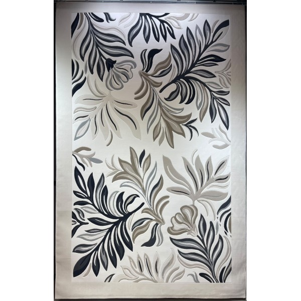 سجاد الفن تركي AA188A اسود مقاس 80*150