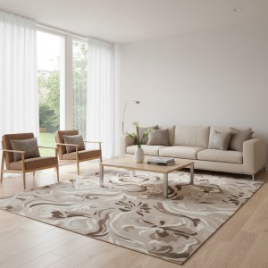 سجاد فانتاستيك تركي K404AC بيج مقاس 100*200